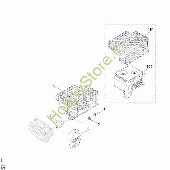 Picture of F - Silenziatore EHC 600.0 (EHC600-0002)